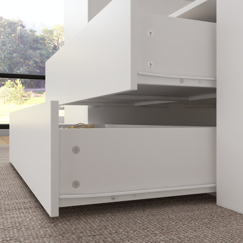 Rebrilliant Fourteen Drawer Closet Island & Reviews | Wayfair